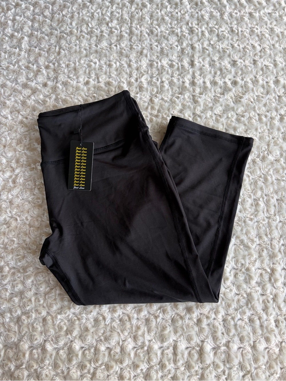 New Size Large Just Love Black Leggings